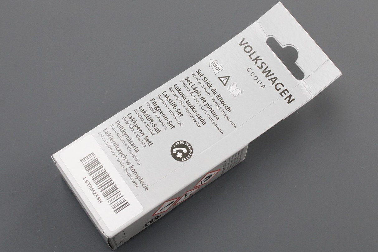 Audi touch up paint pen with clear coat Navarra Blue Metallic LST0M2X5H