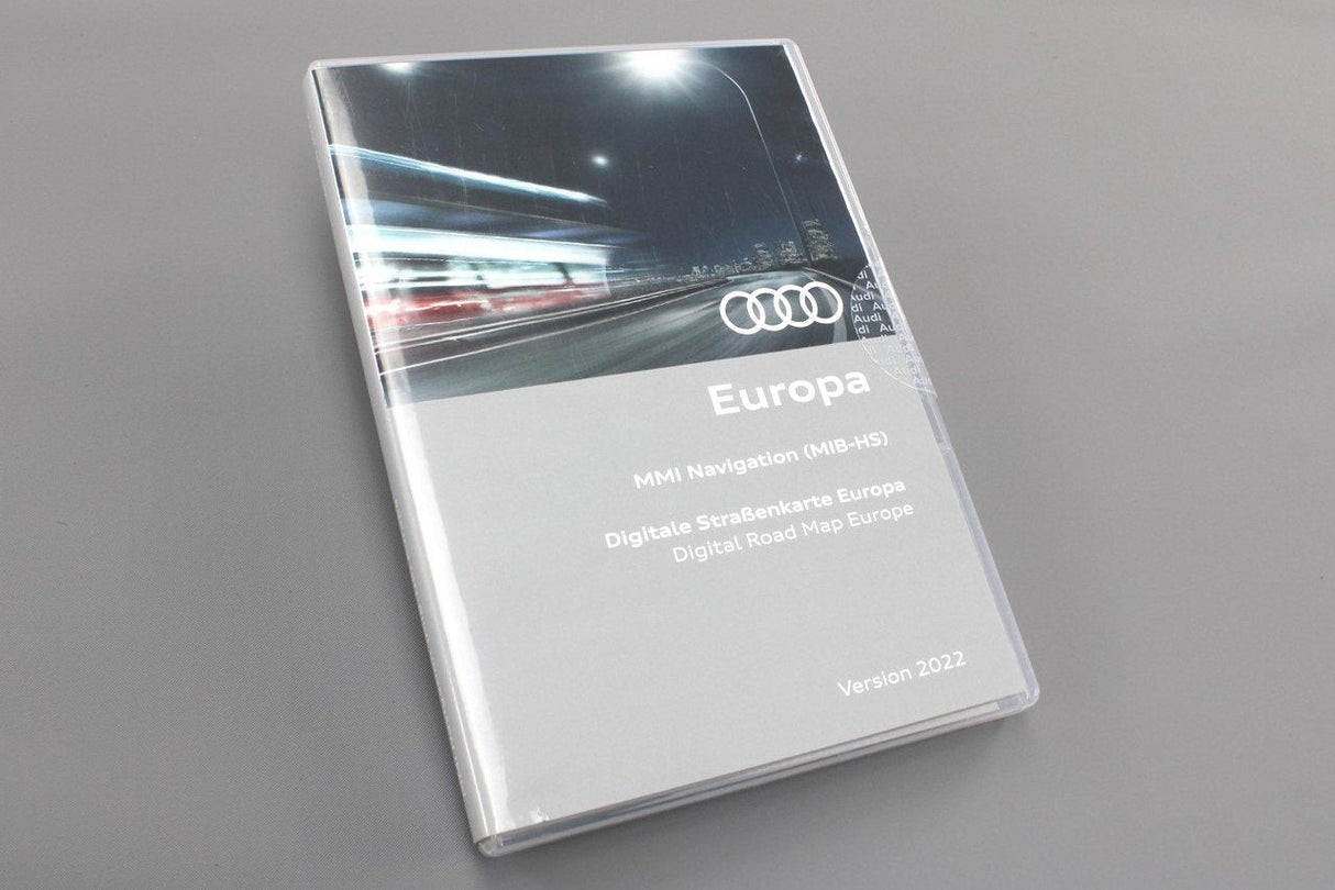 Audi MMI Navigation (MIB-HS) map data SD card Europe 2022 8W0060866BS