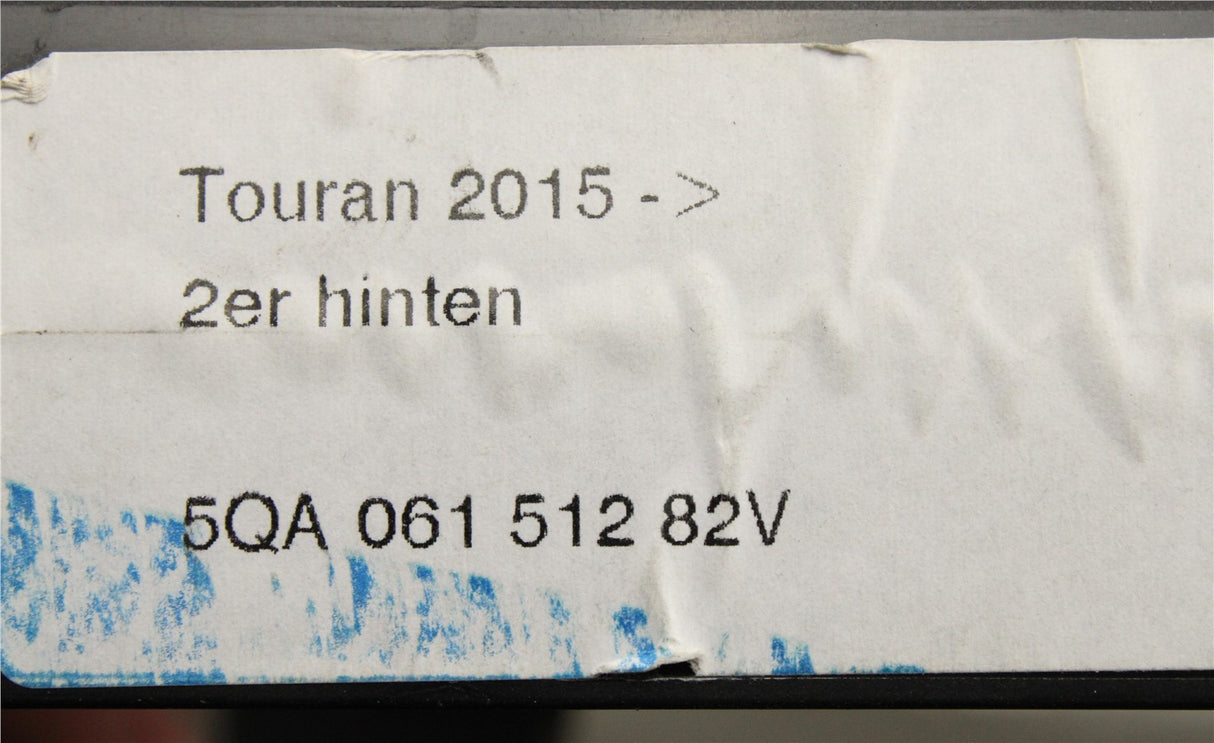 VW Touran 16-20 all weather rubber floor mats (rear) 5QA061512 82V