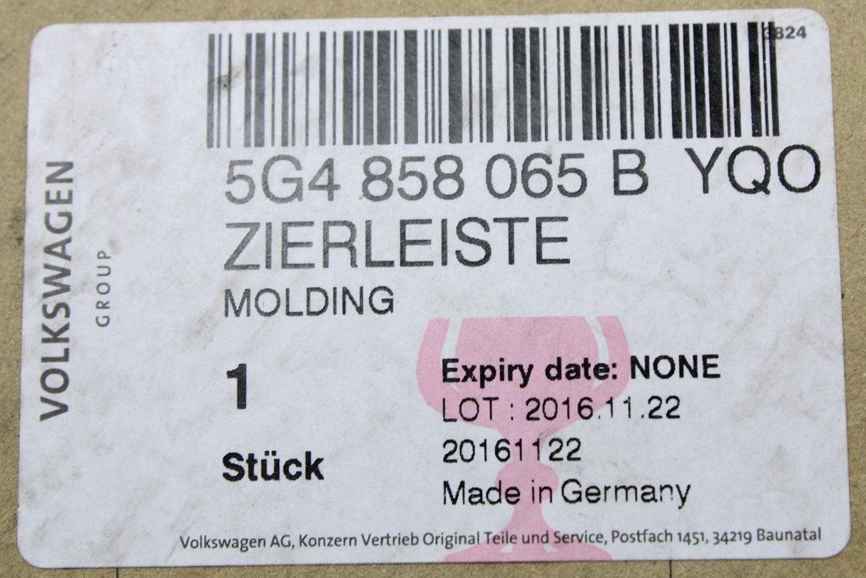 VW Golf GTE MK7.5 front left door card insert trim (5DR) 5G4858065B YQO