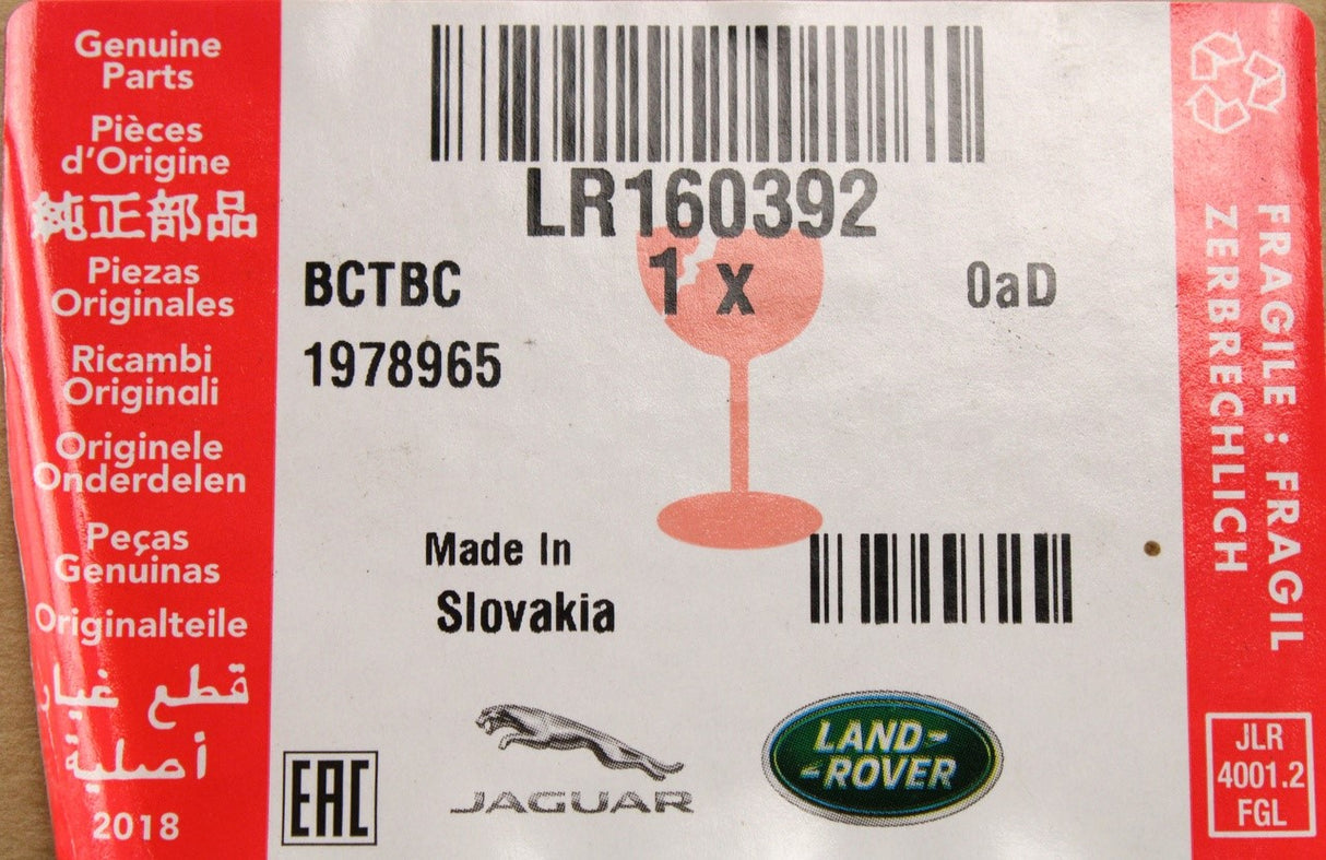 Land Rover Defender 2020-on rear wheel arch moulding (left) LR160392