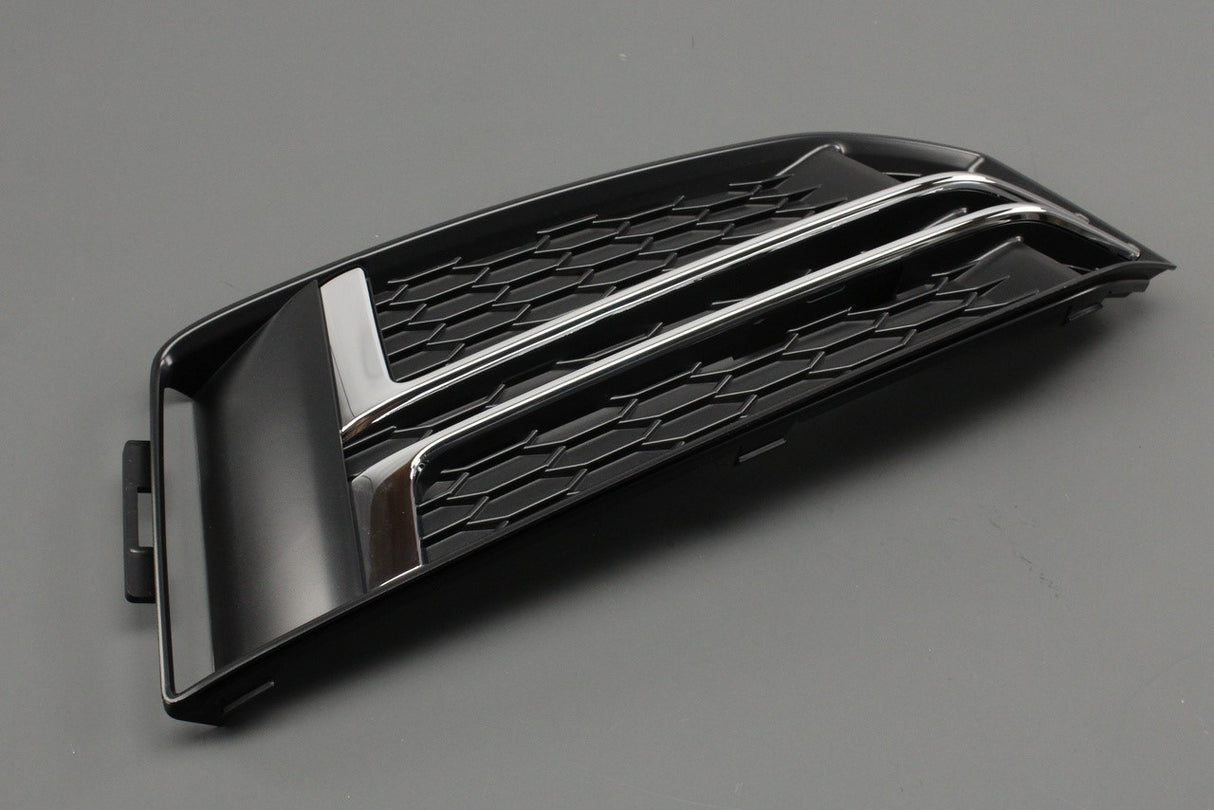 Audi A4 S-Line 2016-on front bumper grille trim (right) 8W0807682F RU6