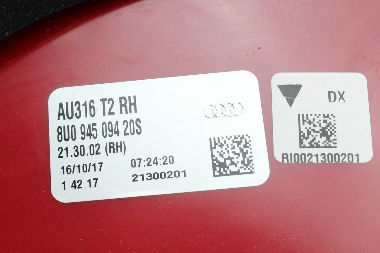 Audi Q3 2012-2018 halogen tail light unit (right rear) 8U0945094