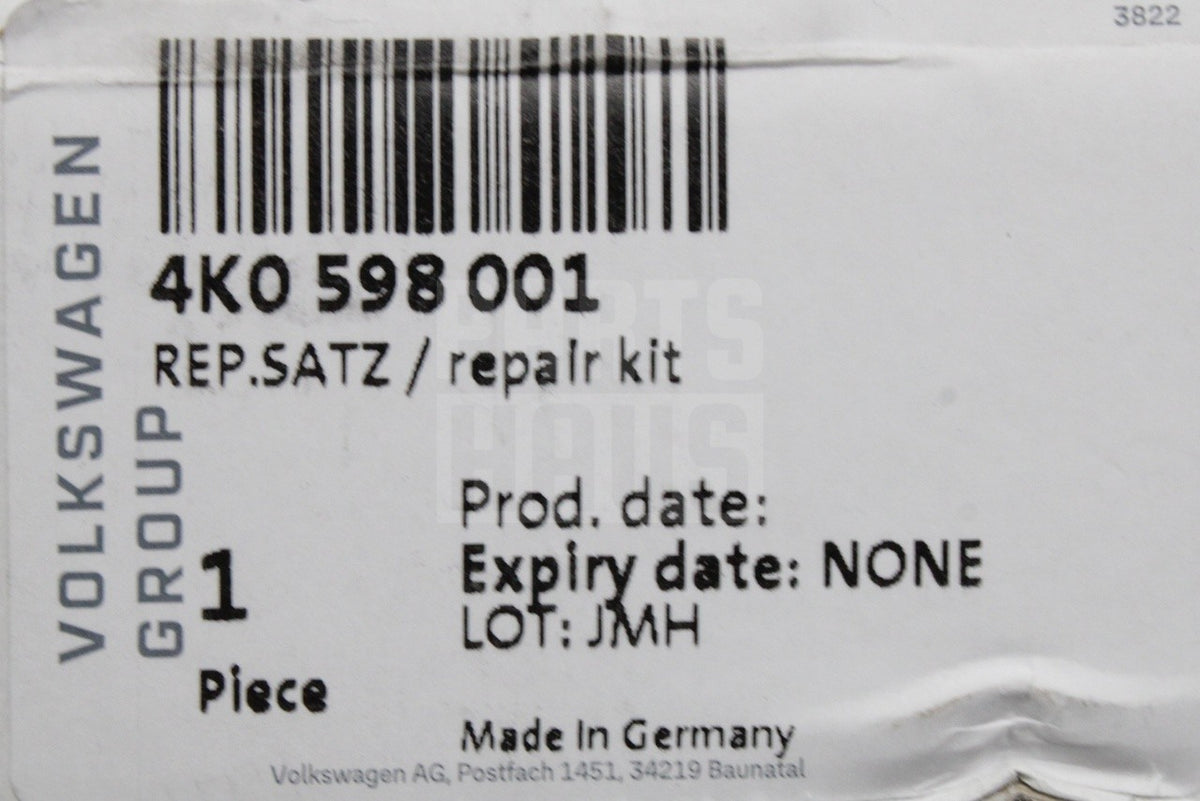 Audi A6 S6 A7 19-26 propshaft coupling repair kit 4K0598001