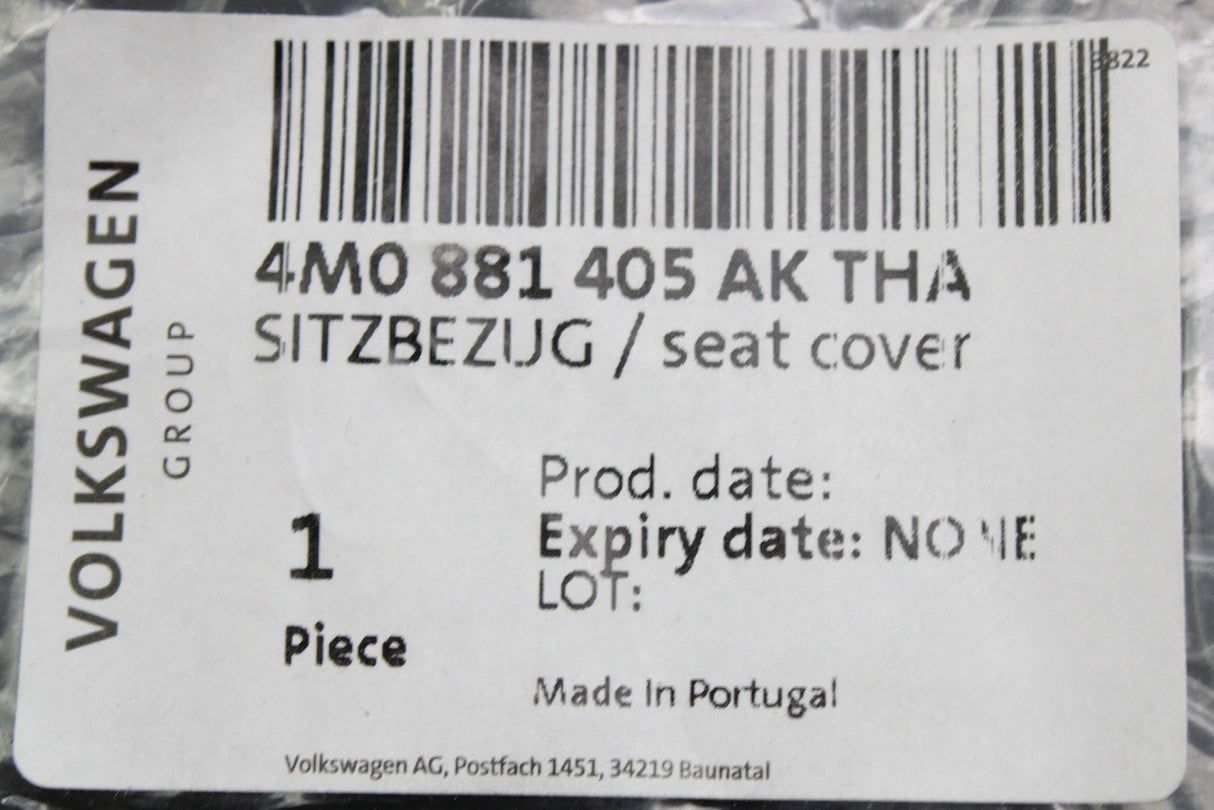 Audi Q7 SQ7 Vorsprung 2016-on front seat base cover (left) 4M0881405AK THA
