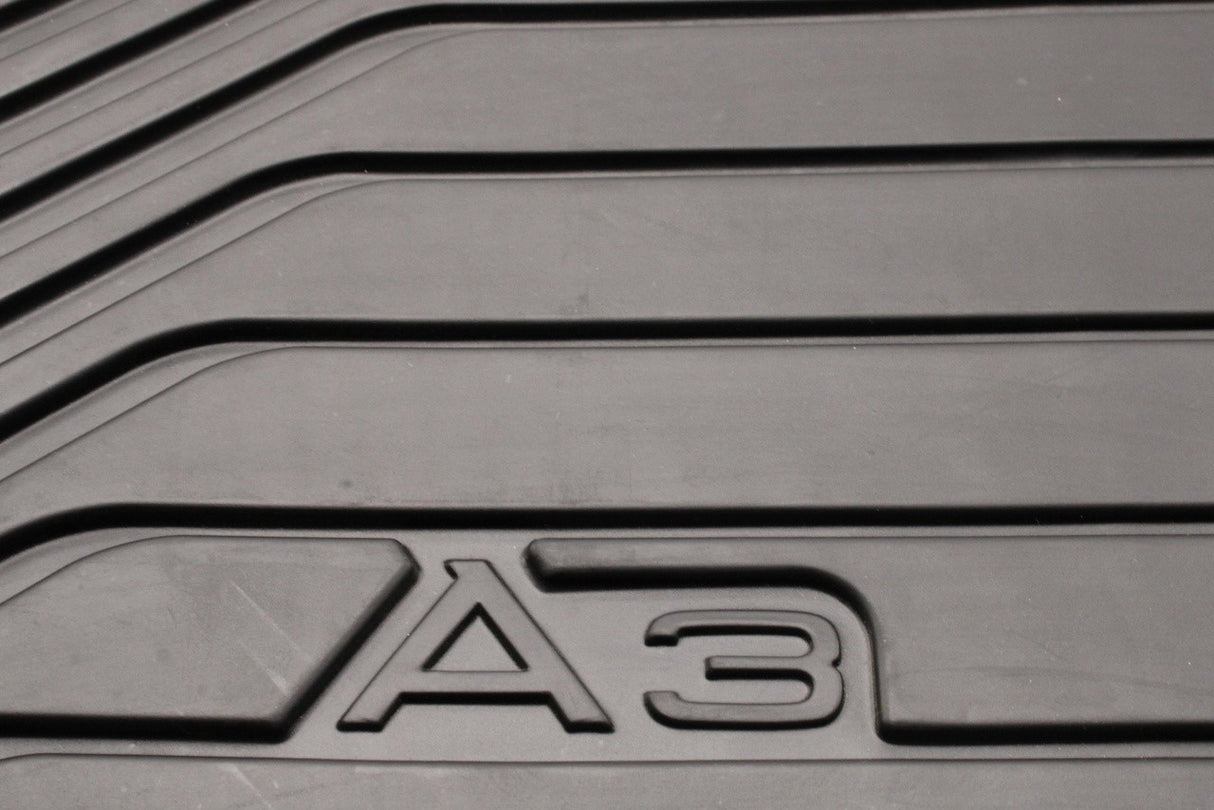 Audi A3 S3 8V 2013-2020 front & rear rubber floor mats set (RHD) 8V2061501 041