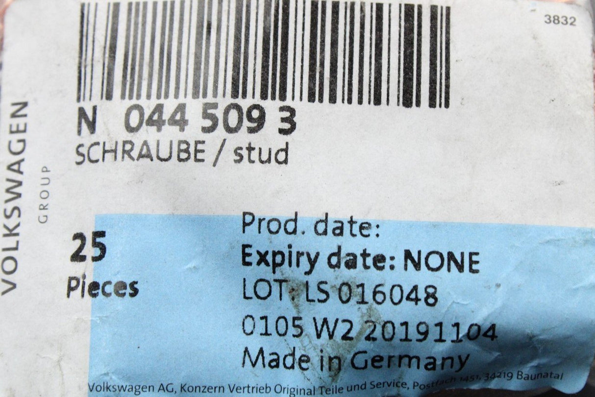 VW Audi Skoda SEAT exhaust & turbo manifold threaded stud M8x22 N0445093