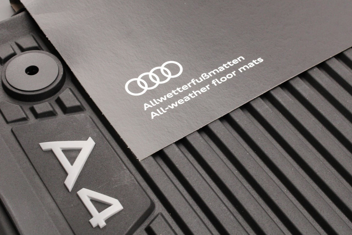 Audi A4 S4 B9 2016-2020 front rubber floor mats set (RHD) 8W2061501 041
