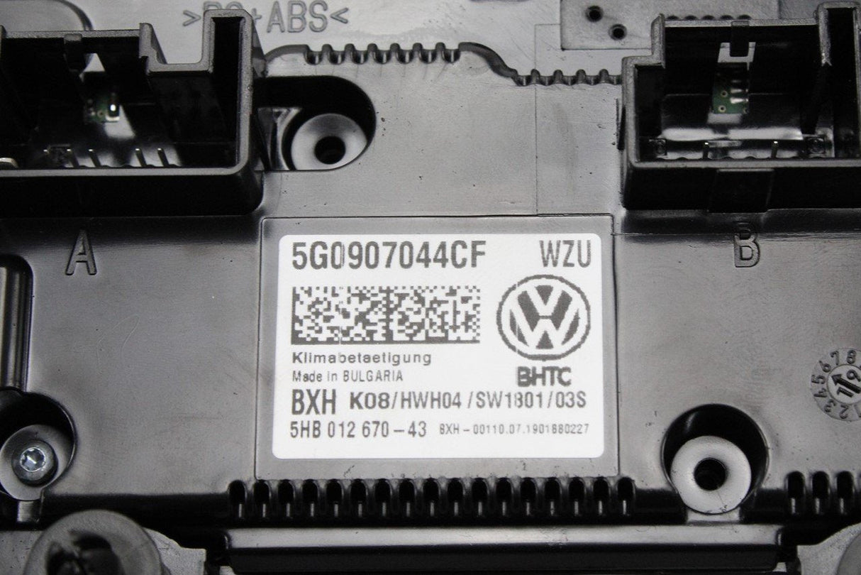 VW Arteon Golf Passat T-Roc Heater control display dials 5G0907426BAWZU