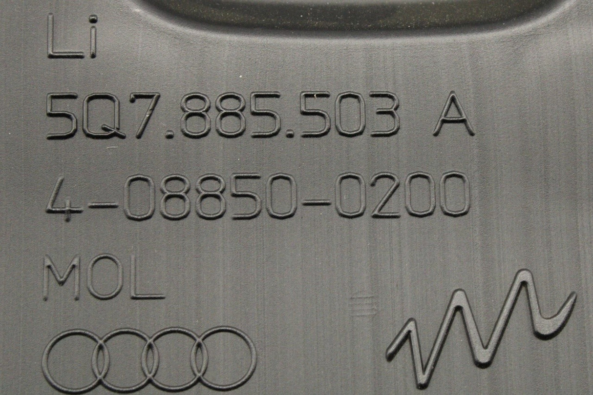 VW T-Roc Cabrio Audi A3 Cab rear seat back rest shell (left) 5Q7885503A