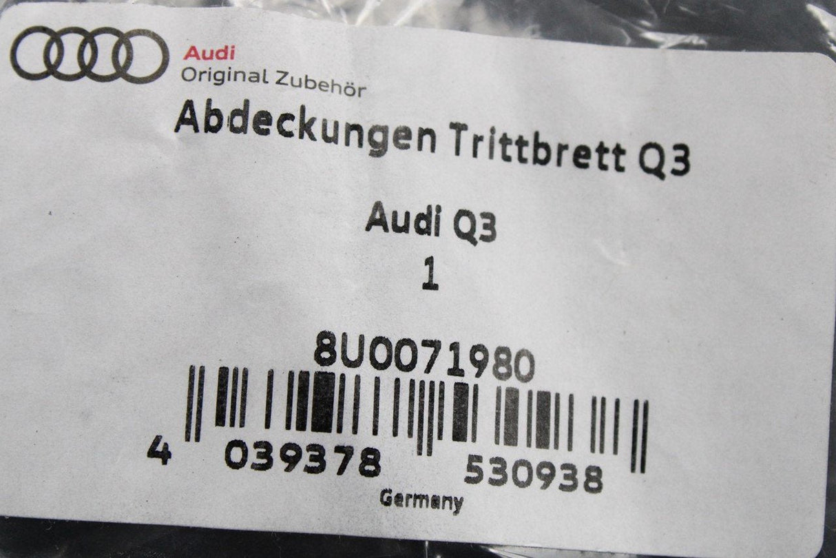 Audi Q3 2012-2018 plastic covers for running board kit 8U0071980