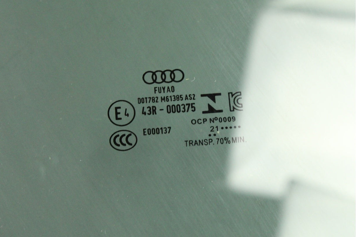 Audi Q3 RSQ3 2019-on door window glass (right front) 83A845202