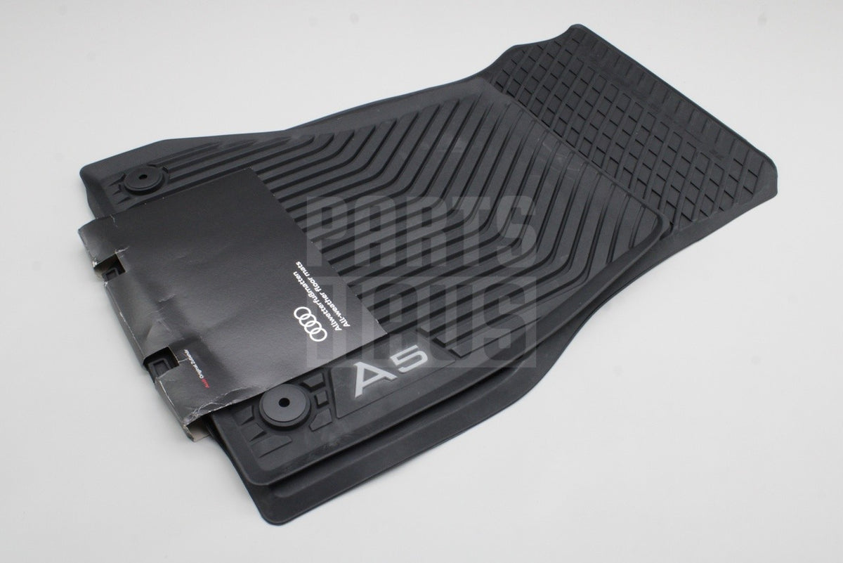 Audi A5 S5 Cabriolet 2017-2025 front & rear rubber floor mats set 8W8061501/511A