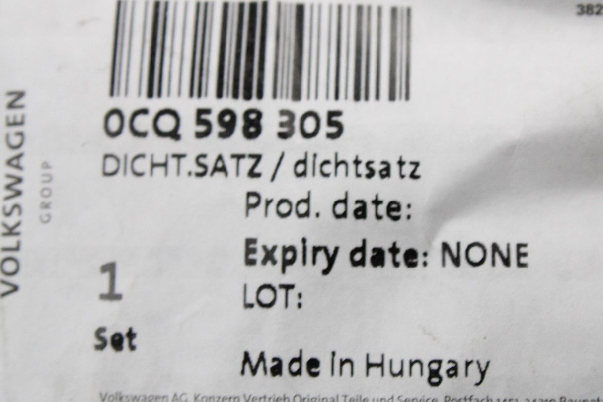 VW Golf R MK7 Audi RS3 Skoda SEAT haldex pump seal repair kit 0CQ598305