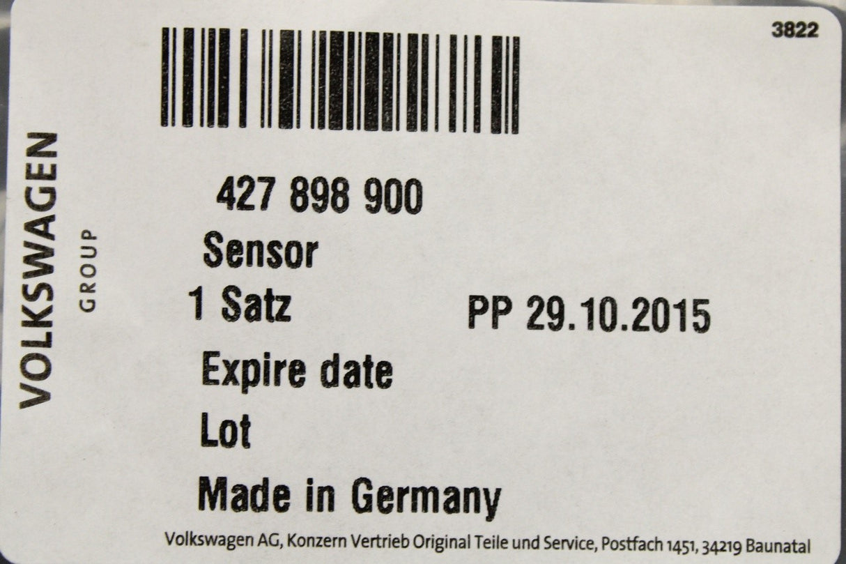 Audi R8 Spyder 07-15 soft top catch micro switch repair kit 427898900