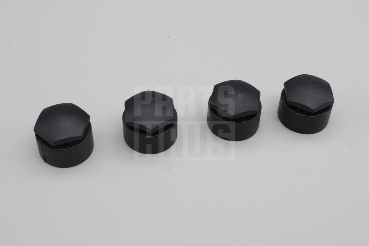 Audi A1 A3 SEAT Leon locking wheel bolt cover caps (x4) 4M0601173C 9B9