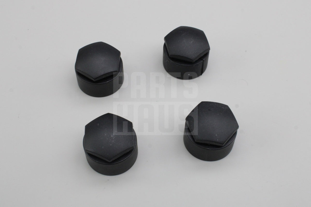 Audi A1 A3 SEAT Leon locking wheel bolt cover caps (x4) 4M0601173C 9B9