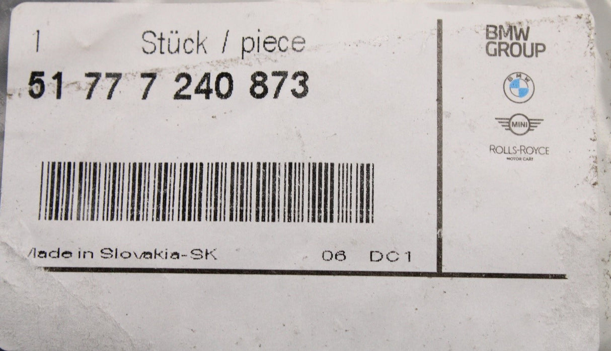 BMW 3 Series F30 F31 F35 front bumper bracket guide (left) 51777240873