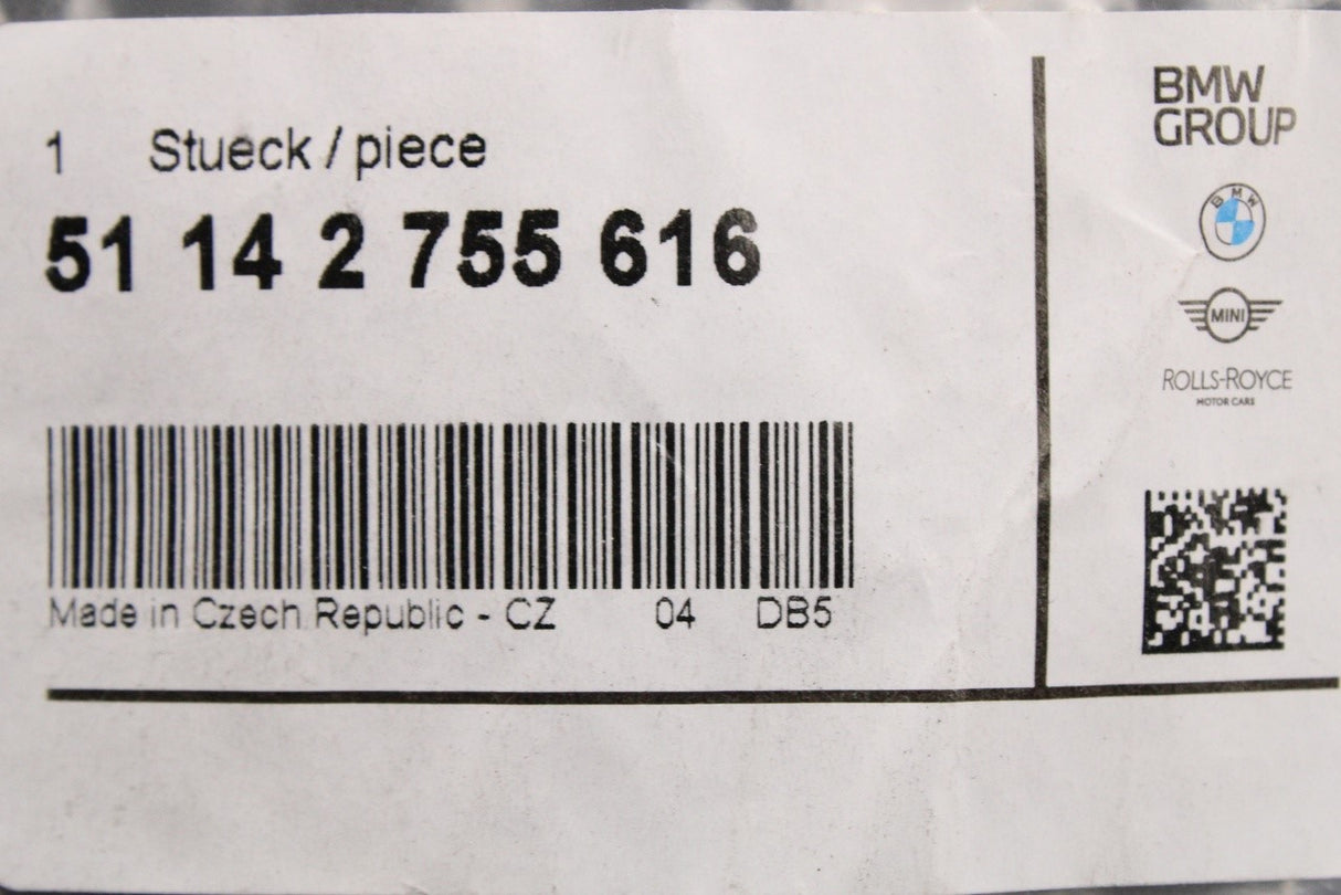 MINI F54 F55 F56 F60 R50 R56 rear One D lettering badge 51142755616