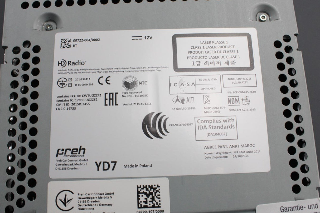 Skoda Yeti 2014-2018 navigation head unit 5L0035680 IZY