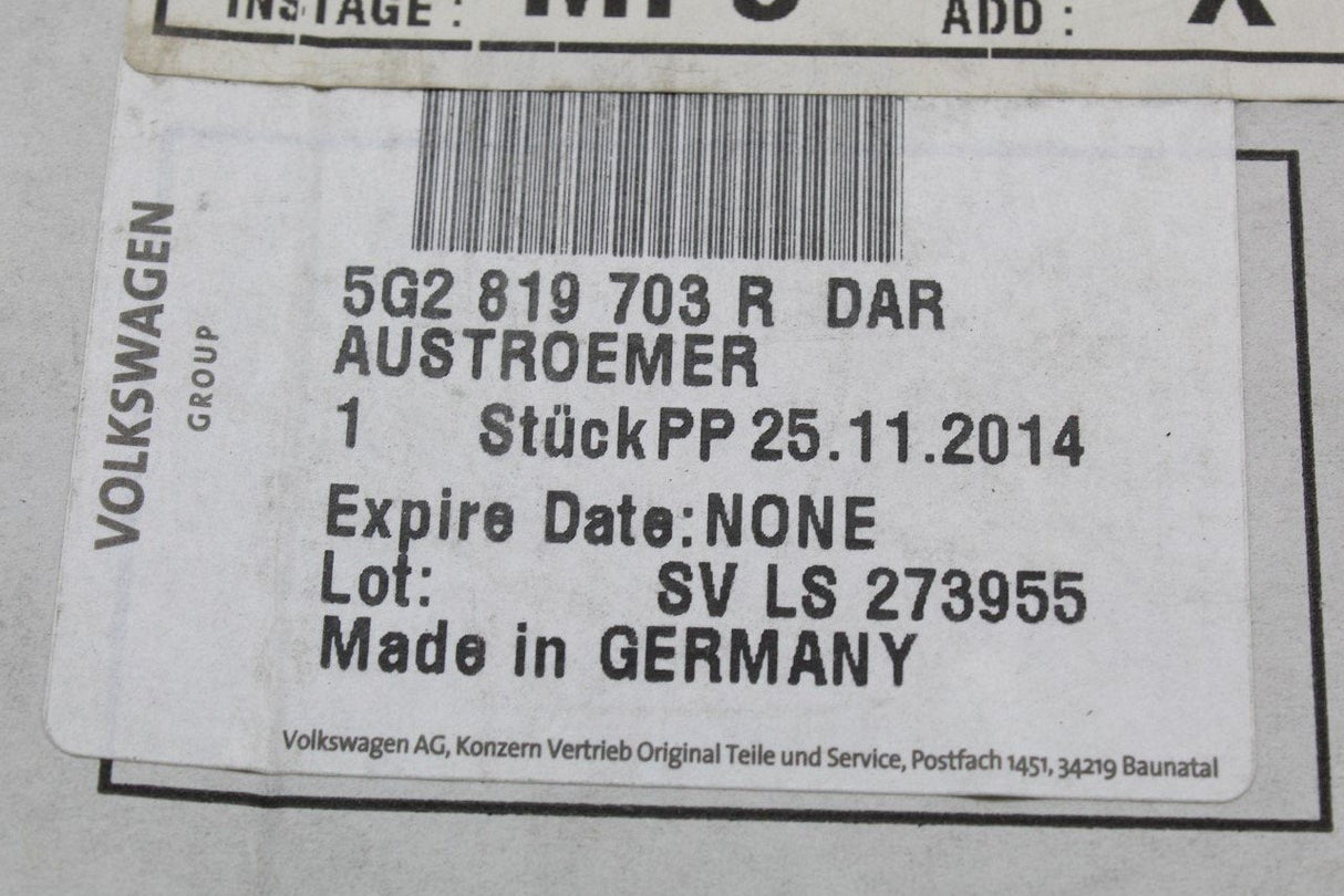 VW Golf MK7 GTI GTD 2013-17 dashboard air vent (left) 5G2819703R DAR