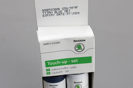 Skoda touch up paint set (Titan Blue metallic) 000050300A G5W