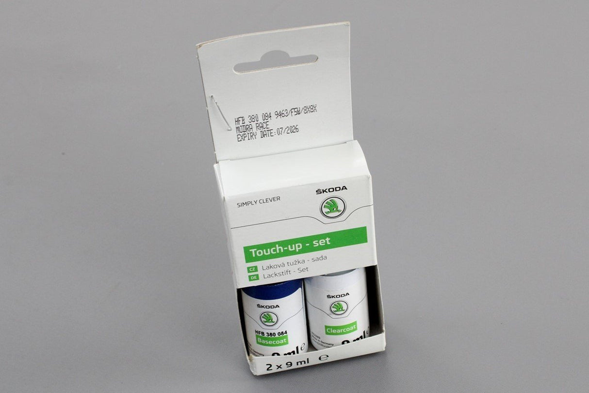 Skoda touch up paint set (Race Blue F5W 8X8X) HFB380084