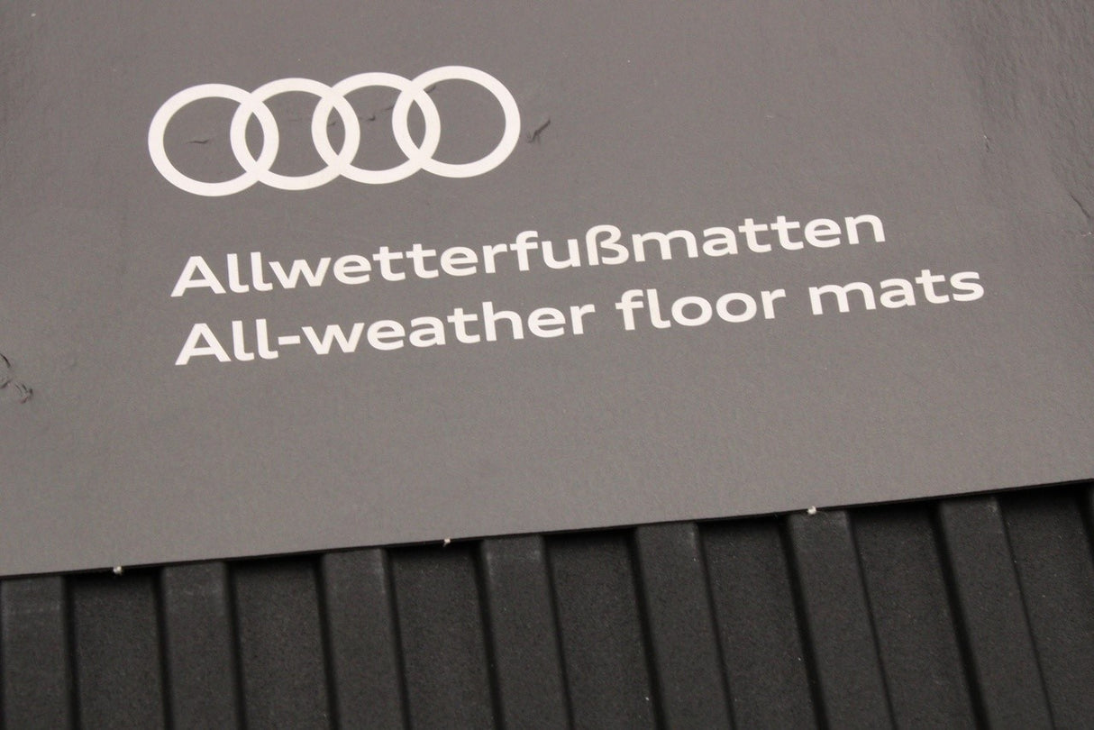 Audi A1 2019-on all weather rubber floor mats (rear set) 82A061511 041