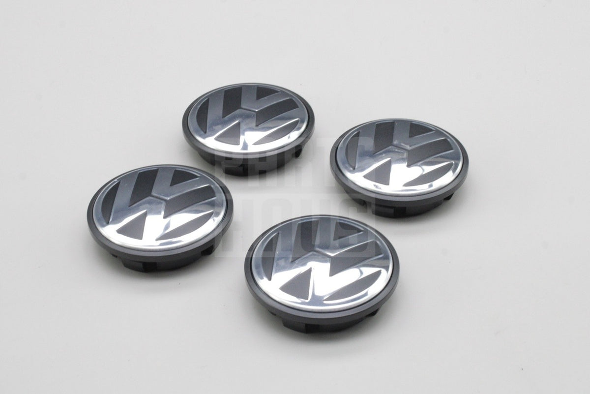 VW Transporter Cali T5 alloy wheel centre caps set (x4) 7L6601149B RVC