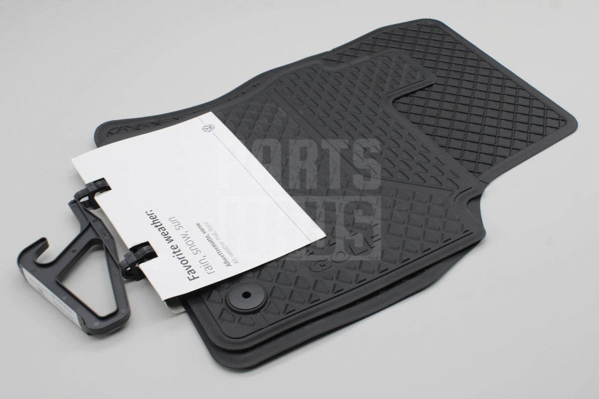 VW Golf MK7 MK7.5 2013-20 front rubber floor mats RHD 5G2061502A 82V