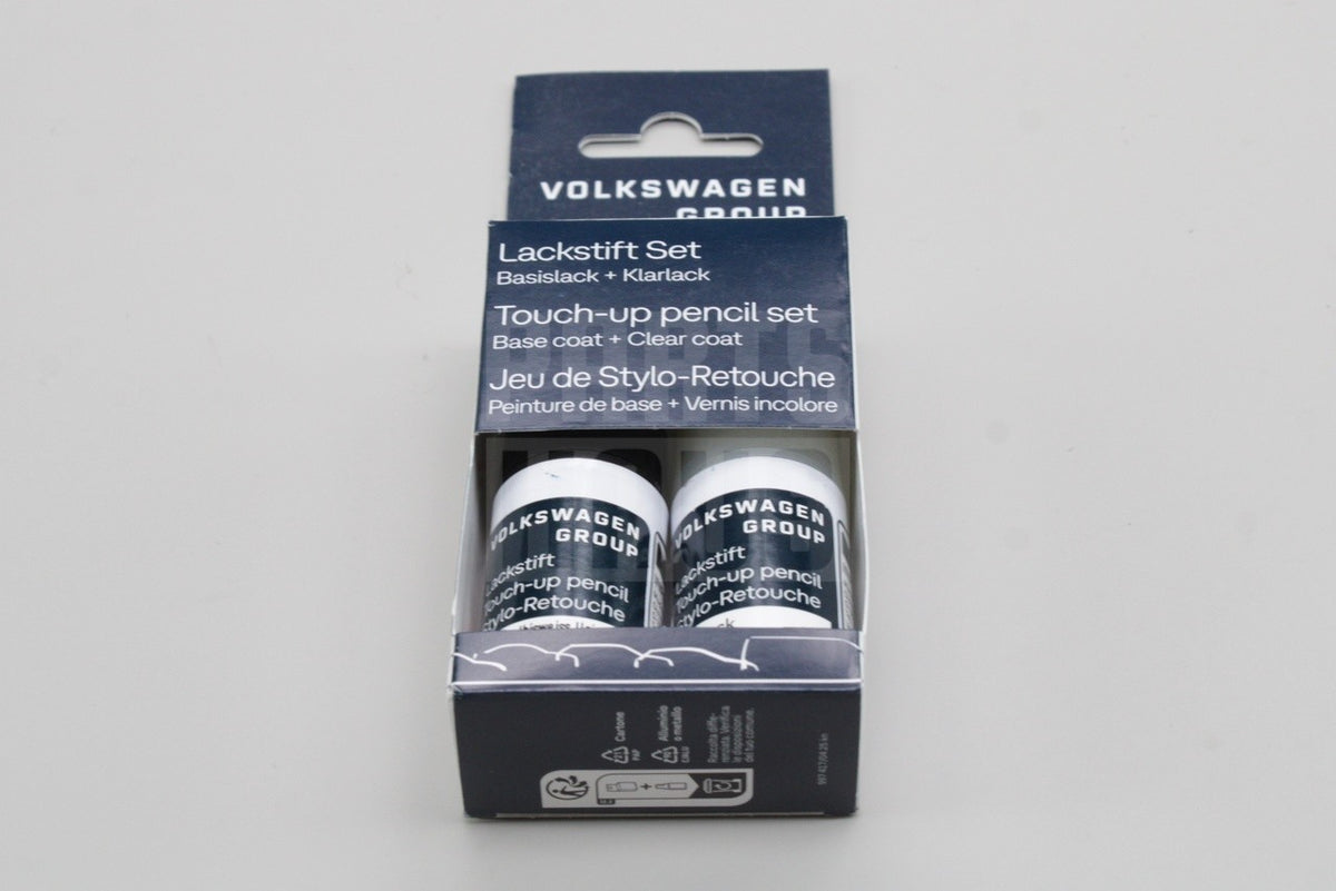 VW Lapiz Blue metallic touch up paint and clear coat (Golf R) LST0M2D5K