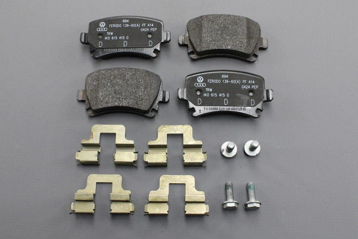 VW Golf MK5 R32 Audi S3 Skoda SEAT rear brake pads set (282x12mm) 1K0698451P