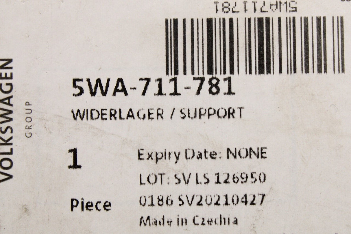 VW Golf Audi A3 Skoda Octavia SEAT Leon 2020-on gear shift abutment 5WA711781