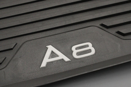 Audi A8 S8 D5 2018-on LWB rubber floor mats (rear) 4N4061512 041