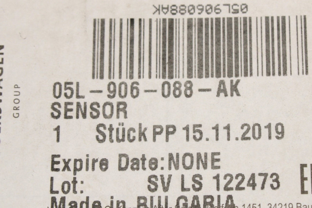 VW Audi Skoda SEAT exhaust gas temperature sender (TDI) 05L906088AK