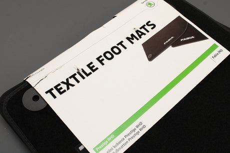 Skoda Fabia 6V 2015-2023 RHD prestige carpet floor mats 6V2061404