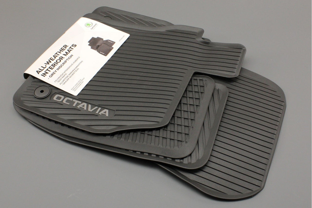 Skoda Octavia 5E 2020-on RHD all weather floor mats set 5E8061500