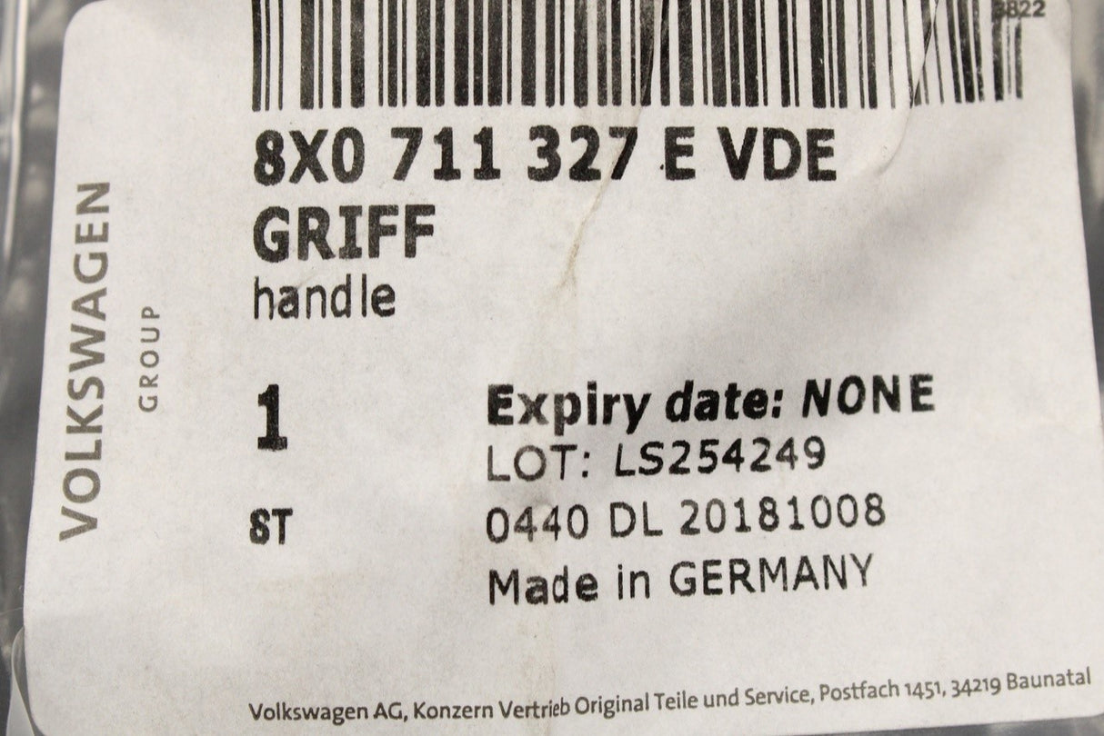 Audi A1 2011-18 handbrake lever cover 8X0711327E VDE