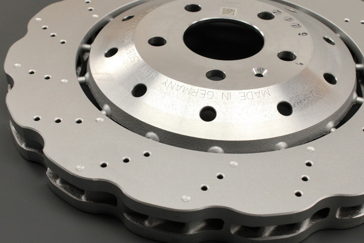 Audi RS4 B8 RS5 R8 365mm wavy front brake discs x2 4S0615301B