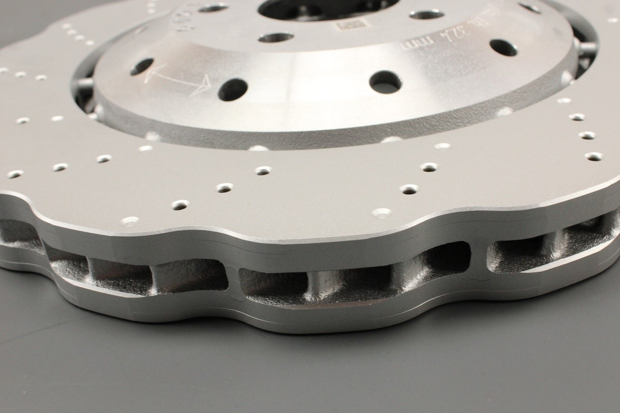 Audi RS4 B8 RS5 R8 365mm wavy front brake discs x2 4S0615301B