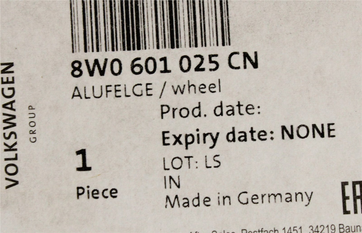 Audi RS5 2018-24 20inch alloy wheel rim 8W0601025CN