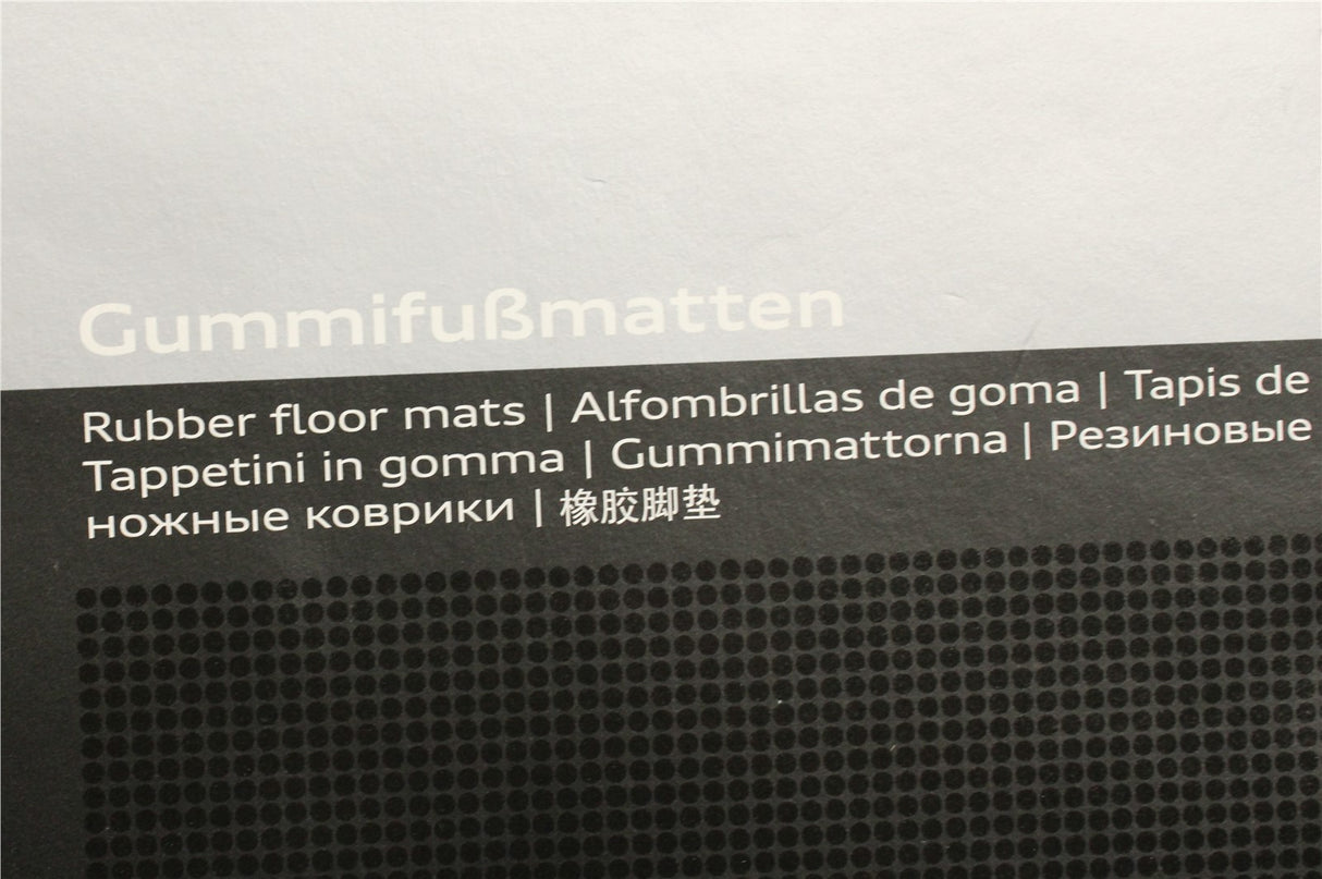 Audi Q7 2007-15 rear rubber floor mats set 4L0061511 041
