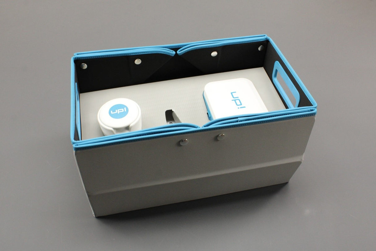 VW Up! accessory Travel box stowage organiser kit blue 000061104 30B