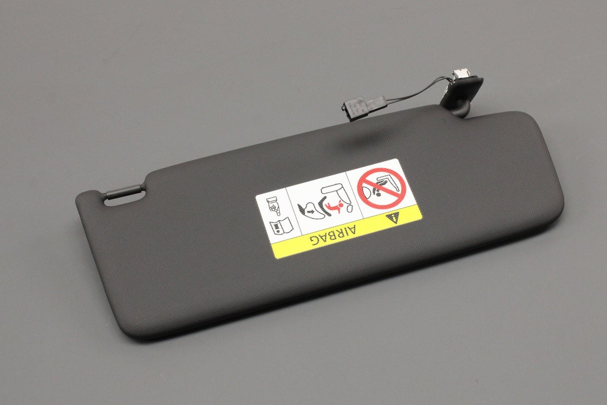 Audi A1 2019-on black sun visor with mirror (left) 82A857551G 7C0