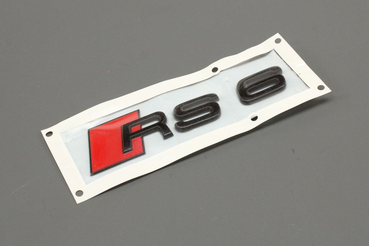 Audi RS6 C8 2020-on rear lettering badge (black) 4K0853740 T94