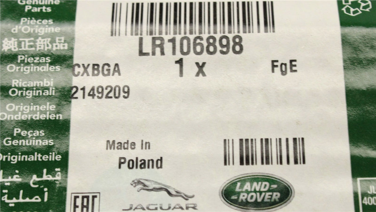 Land Rover Discovery Sport L550 14-19 rear parcel shelf blind LR106898