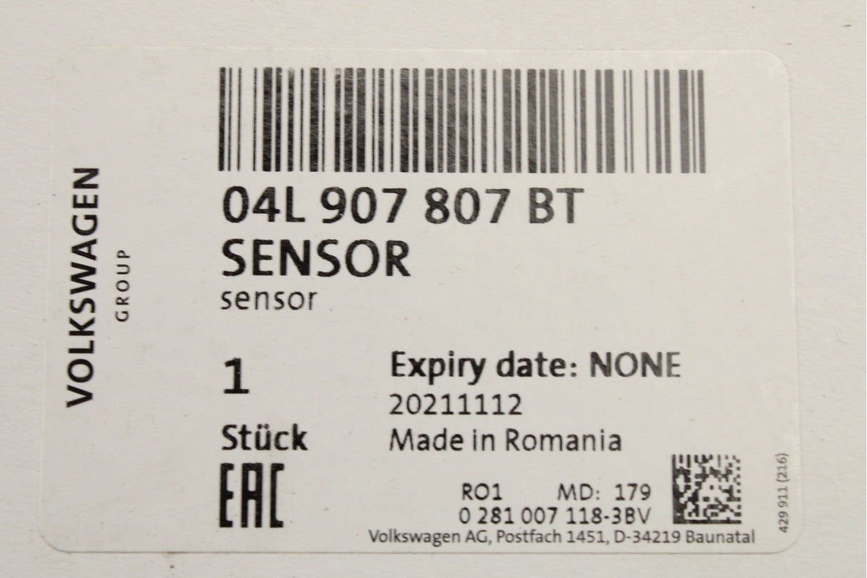 VW Transporter T6.1 2020-on 2.0 TDI NOx sensor 04L907807BT
