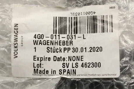 Audi A6 S6 A7 S7 RS6 RS7 spare wheel tool kit jack 4G0011031L