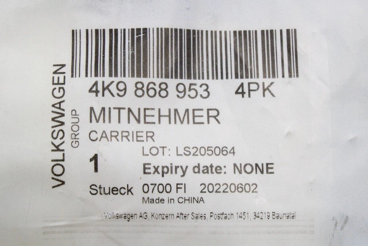 Audi A6 S6 RS6 2019-on D-pillar trim follower (left) 4K9868953 4PK
