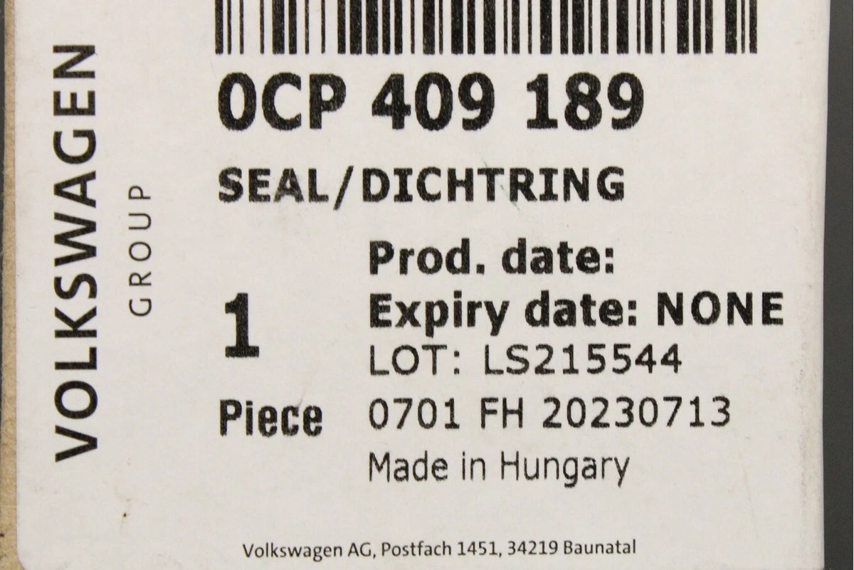 VW Tiguan Audi RS3 TTRS RSQ3 transfer case shaft oil seal 0CP409189